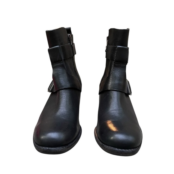 Kork Ease Maxine Leather Buckle Ankle Zip Boots — Size 39/US 8 - Picture 8 of 12